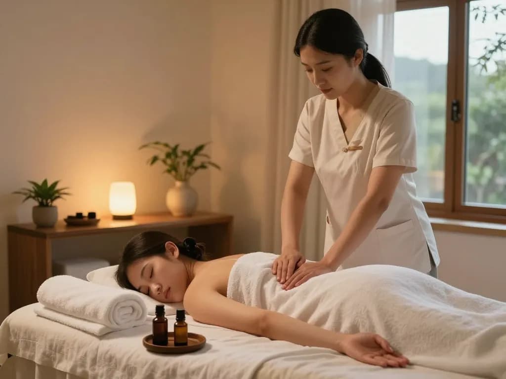 Serene Swedish massage space at https://www.makangs.com/region/국내/서울-/마사지-스웨디시 with calming ambiance and professional therapist.