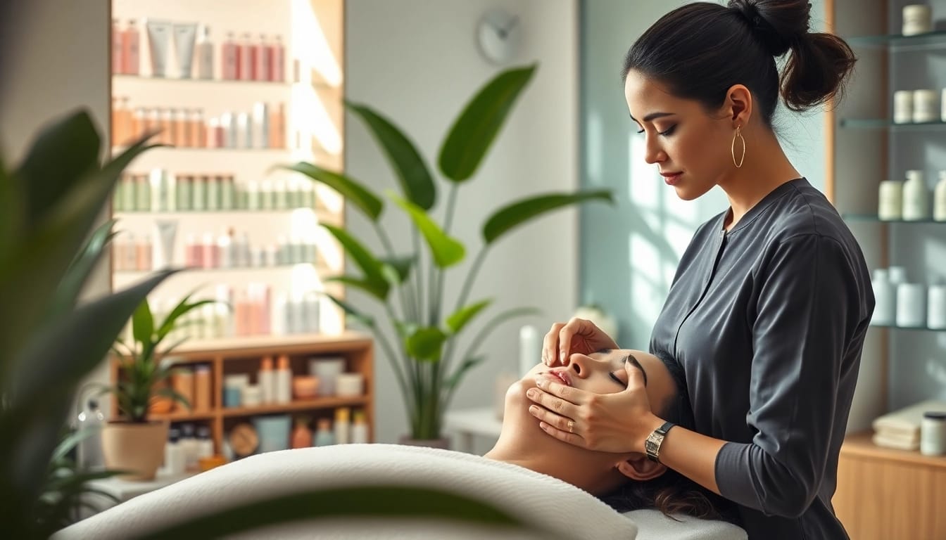 Esthetician marketing ideas showcased in a serene spa environment with professional treatment.