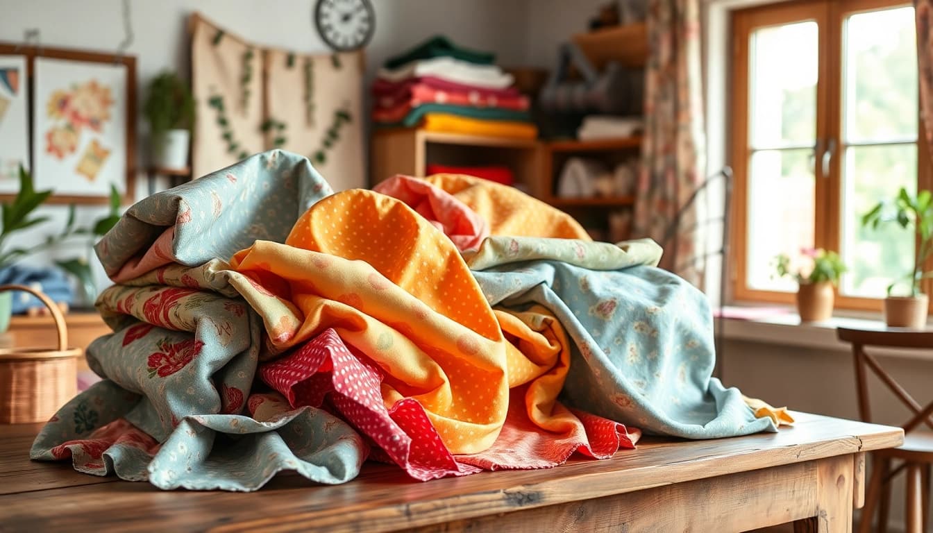 Kopen van goedkoop katoen stof online Nederland in kleurrijke varianten voor DIY-projecten.