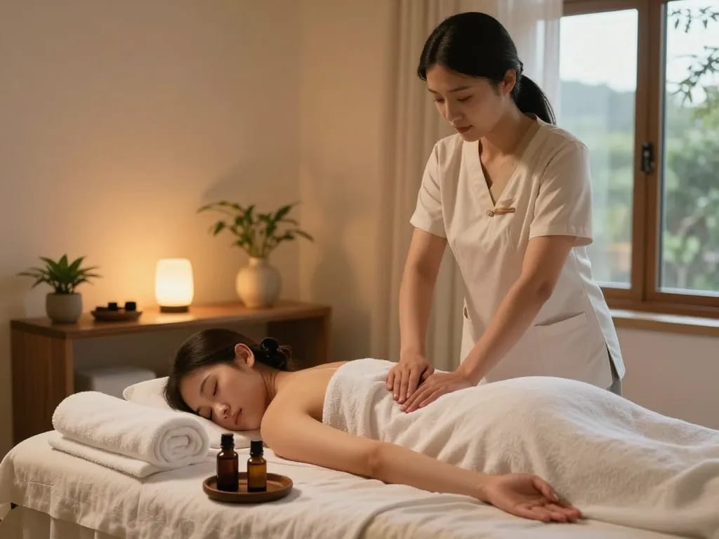 Serene Swedish massage space at https://www.makangs.com/region/국내/서울-/마사지-스웨디시 with calming ambiance and professional therapist.