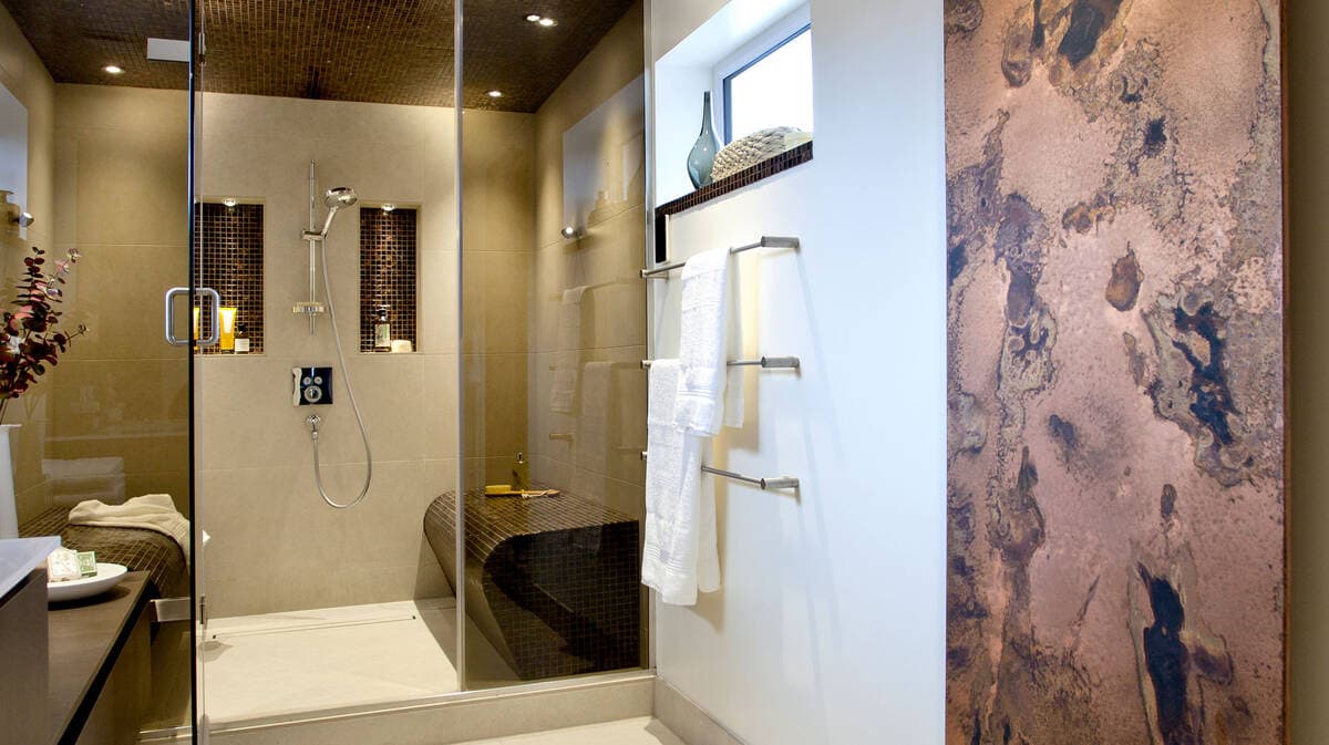 Affordable Bathroom Upgrades with a Black Shower Door