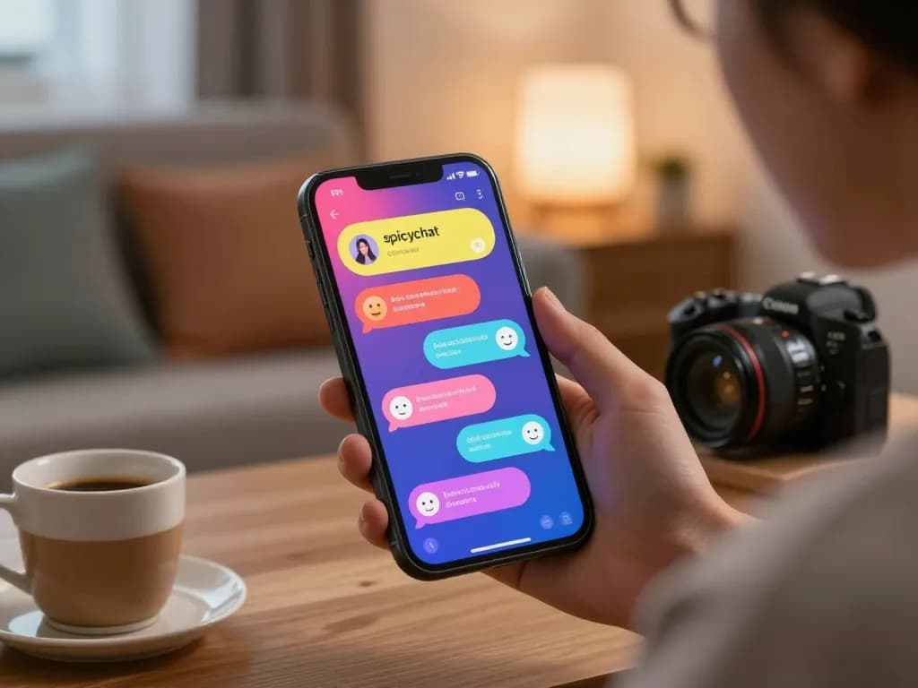 Enjoy engaging conversations with spicychat AI character in a cozy virtual setting.