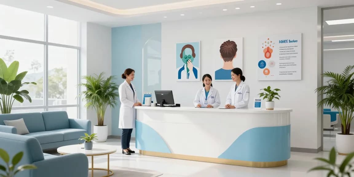 Hair transplant turkey price displayed in a medical clinic focused on patient care.