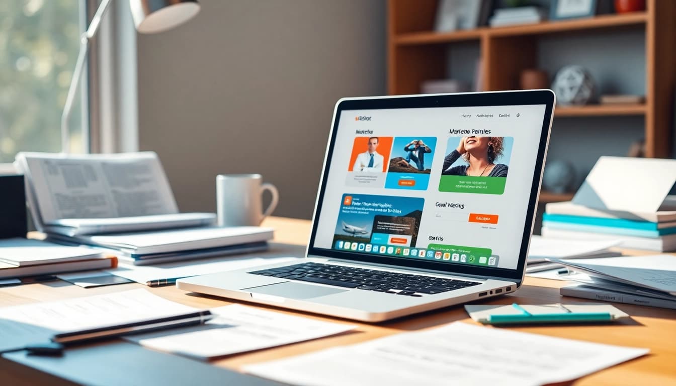 Craft a compelling HubSpot marketing email while showcasing innovative design and organization.