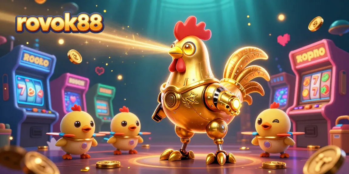 Engage in thrilling casino fun with rokok88 featuring vibrant games, lucky elements, and energetic robots.