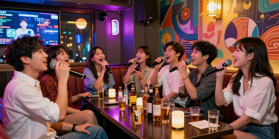 Experience vibrant nightlife at https://www.magic4karaoke.com/ with friends singing in an entertaining karaoke bar.
