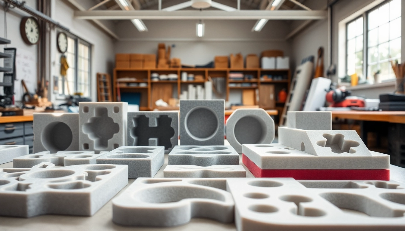 Showcase of Custom Foam Inserts designed for precision and protection.