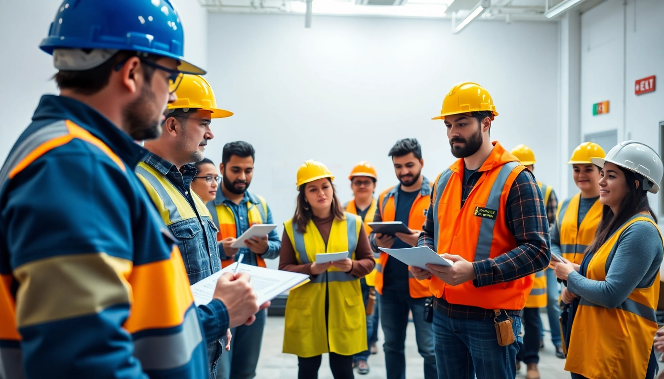 Enhance construction safety training with interactive workshops featuring diverse workers.