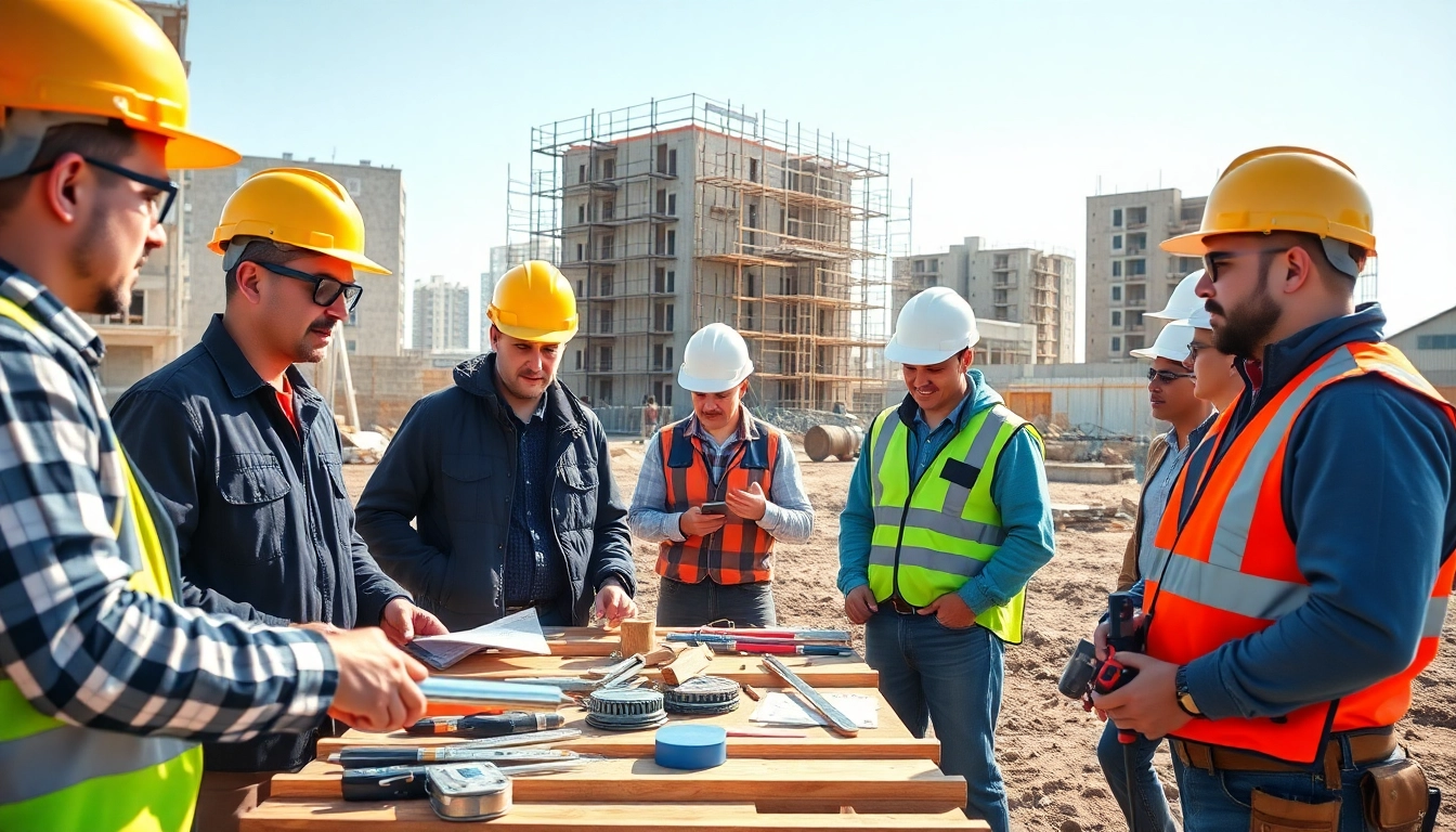 Students learning at construction trade schools in Texas, demonstrating hands-on skills and tools.