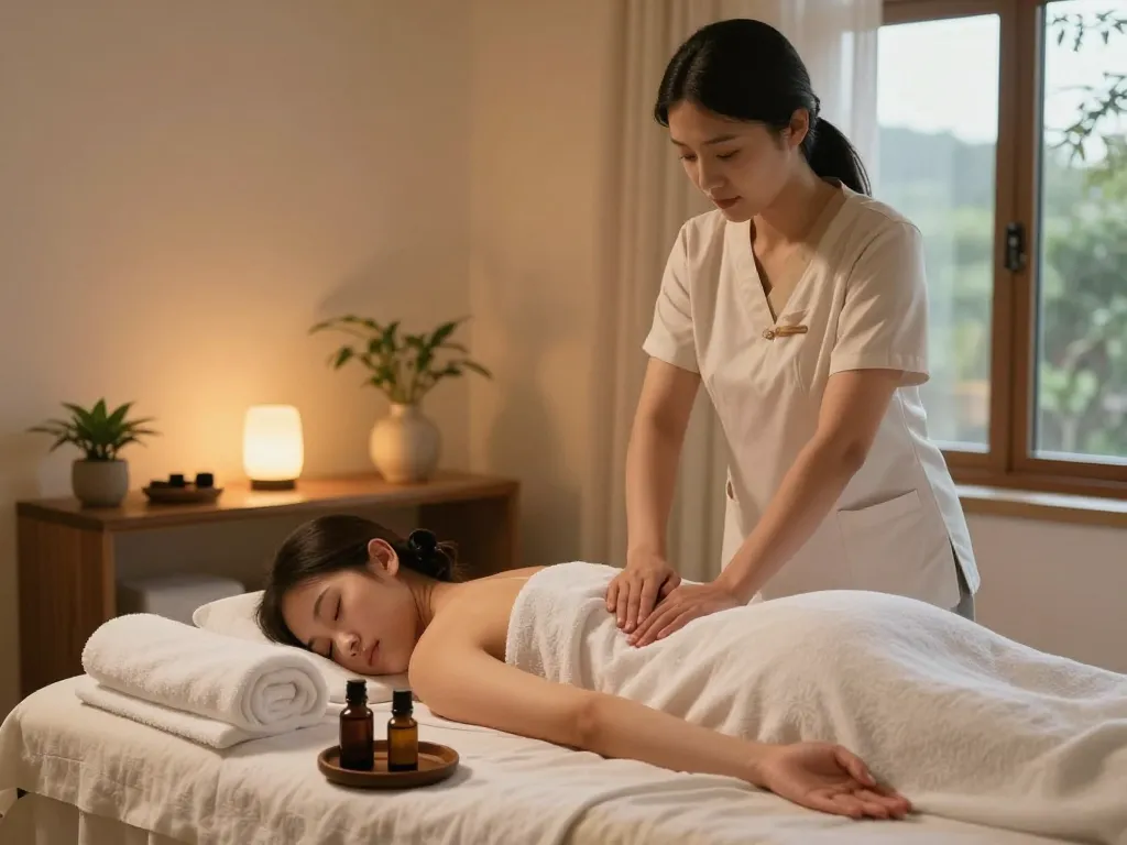 Serene Swedish massage space at https://www.makangs.com/region/국내/서울-/마사지-스웨디시 with calming ambiance and professional therapist.