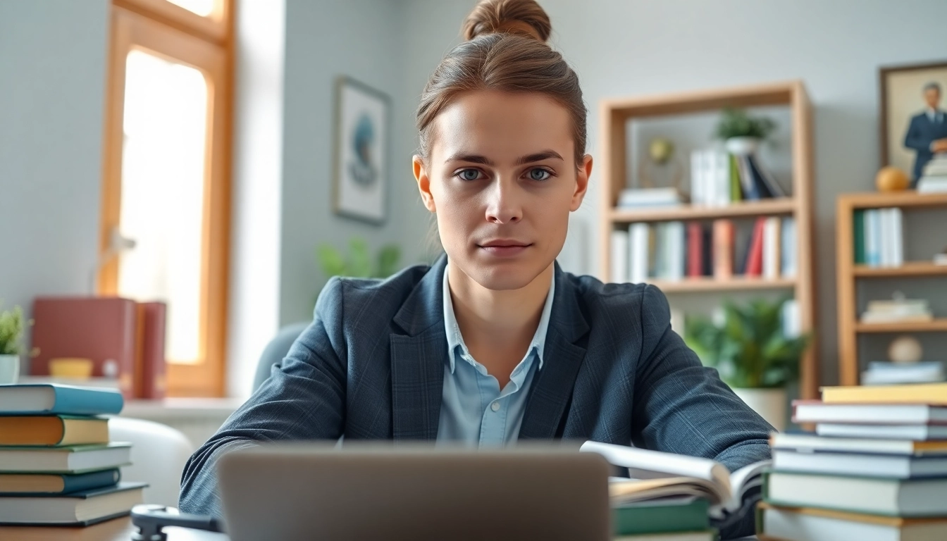 Pay someone to take my AWS exam, professional exam taker focused in a bright home office environment.