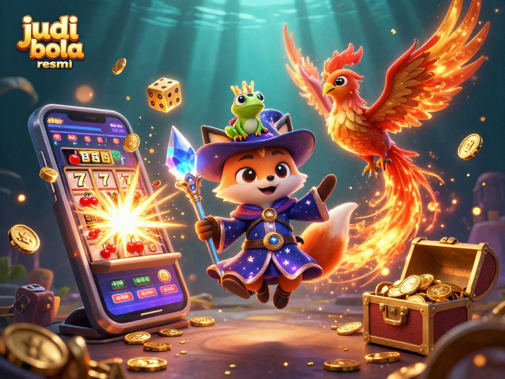 Experience thrilling gameplay with judi bola resmi featuring dynamic casino elements and engaging characters.