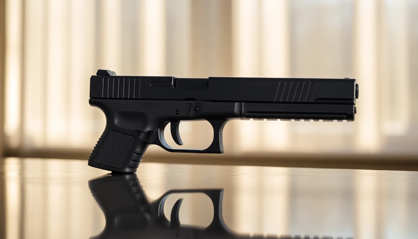 Showcasing a glock 19 gen 5 slide with intricate details and a polished finish.