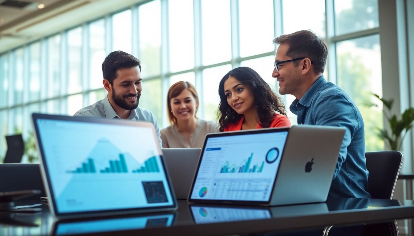 Team discussing AI assisted auto warranty claims insights in a bright office.