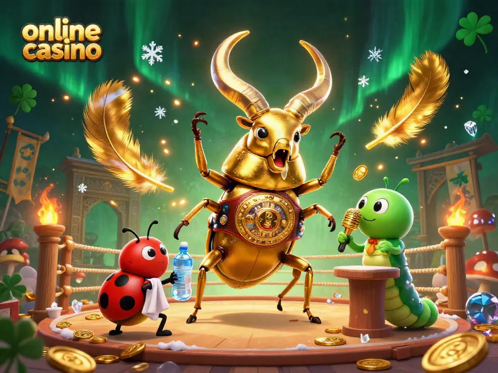 Juega en un casino online con el campeón escarabajo dorado y disfruta de la emoción de los juegos.