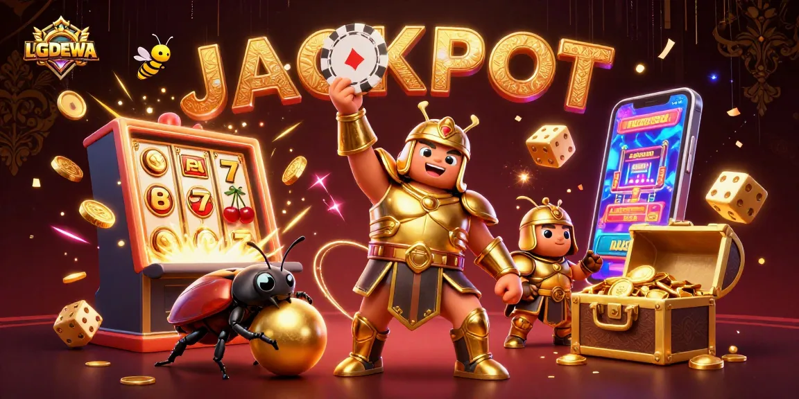 Experience exciting wins at LGODEWA with vibrant slot machines, poker action, and dazzling jackpot moments.