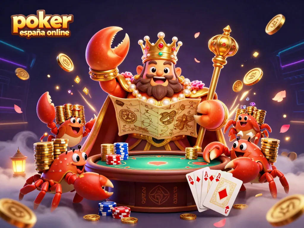 Póker en línea en España: Disfruta de emocionantes partidas de póker con un diseño divertido y dinámico.