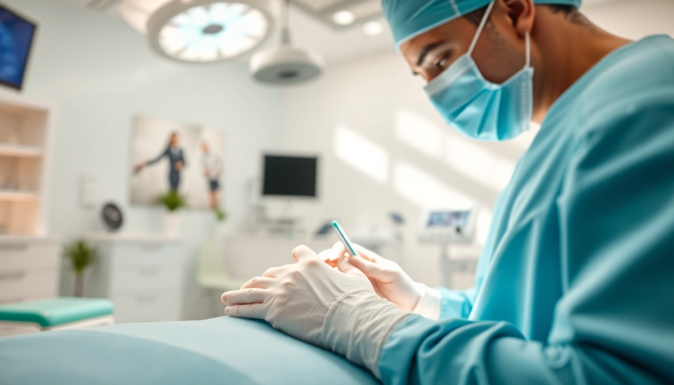 Patient undergoing a hair transplant istanbul procedure in a professional clinic.