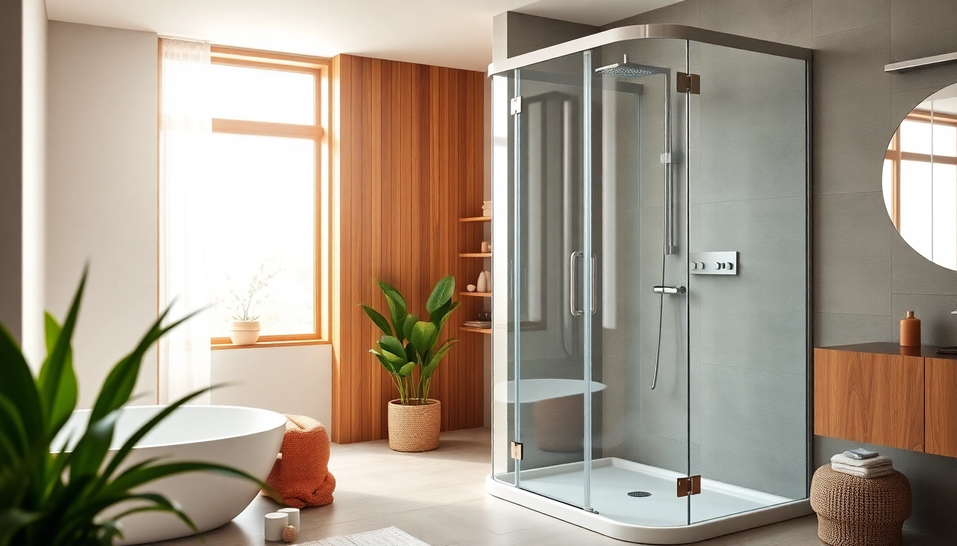 Aménagez votre salle de bain avec sunny showers france pour une expérience de luxe moderne.