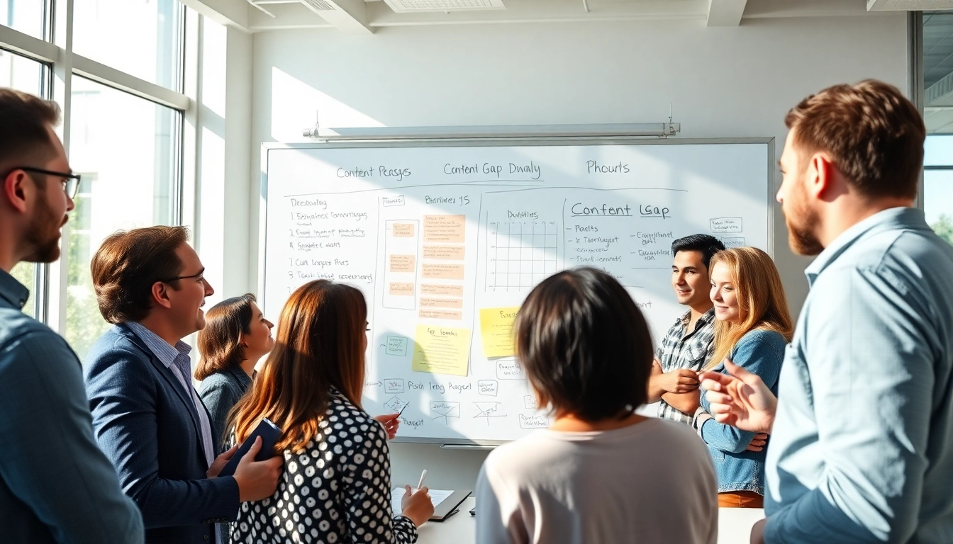 Executing a Content Gap Analysis in a collaborative office environment.