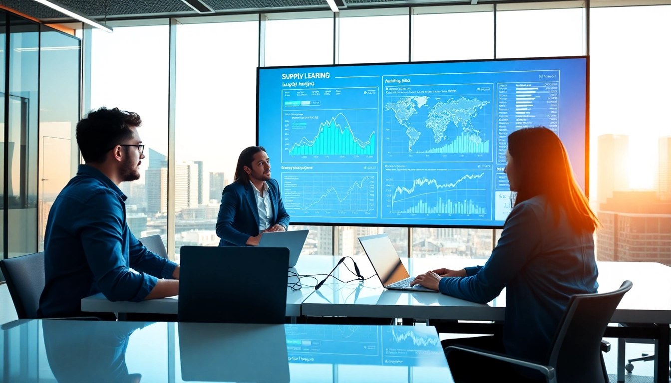 Optimizing processes with machine learning in supply chain analysis and team collaboration.