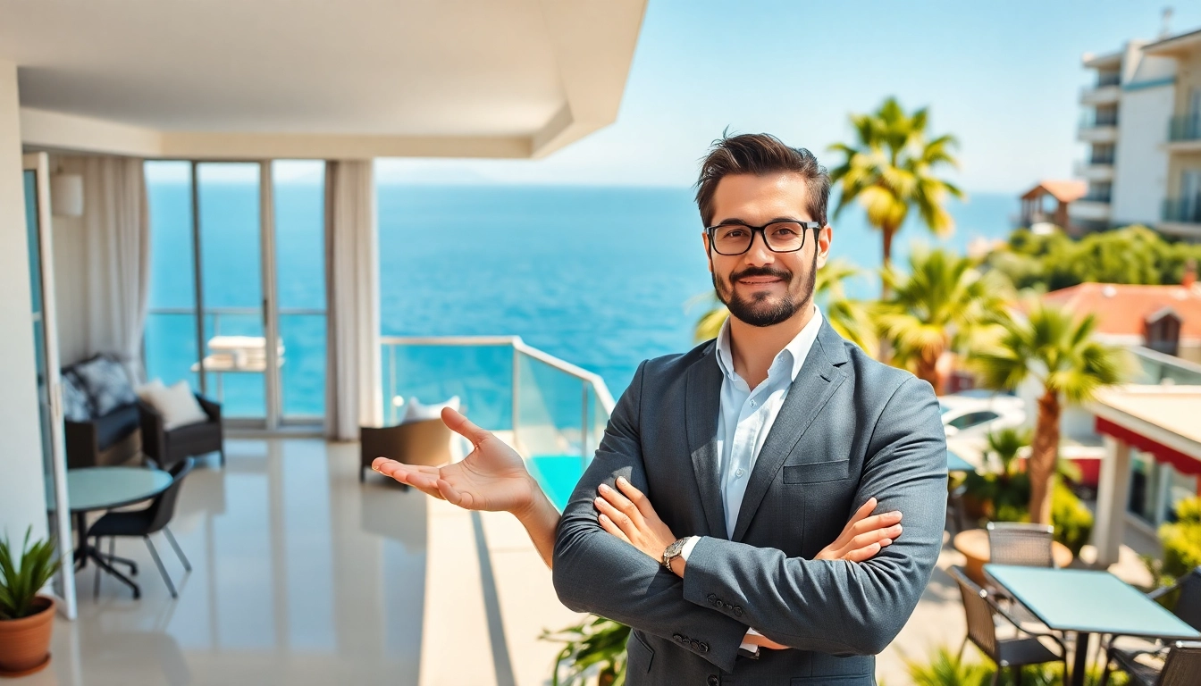 Showcasing an apartment for sale in Alanya with ocean views and coastal charm.