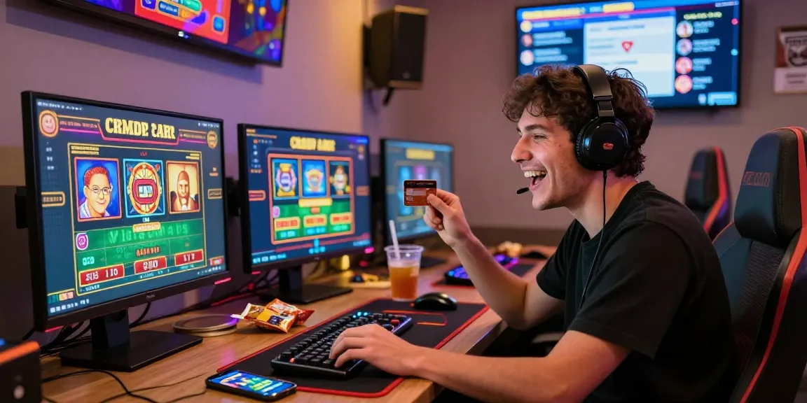 Exciting credit card casino gaming at https://maic.org.uk with vibrant screens, player engagement, and joyful atmosphere.