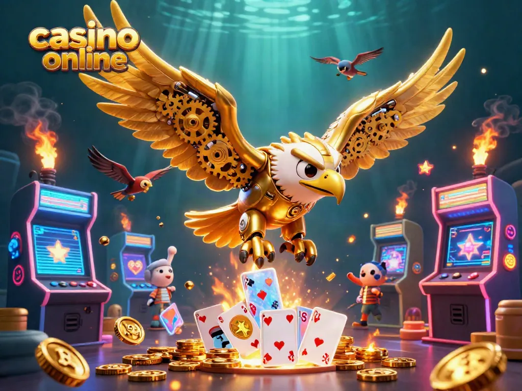 Jugadores disfrutando de una experiencia casino online con cartas holográficas y elementos atractivos.