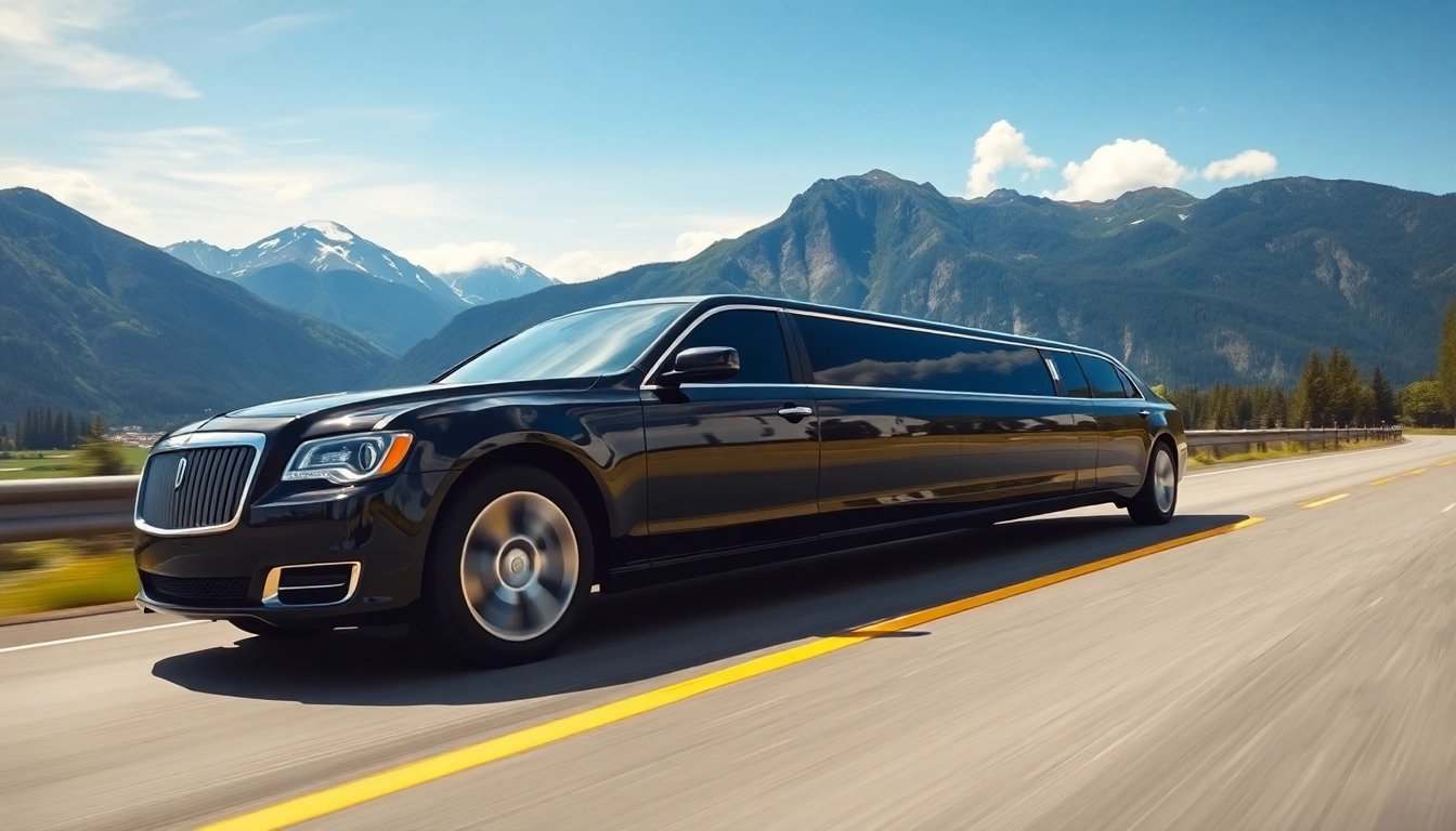 Experience a luxurious vancouver to seattle limo traveling on a scenic route through nature.