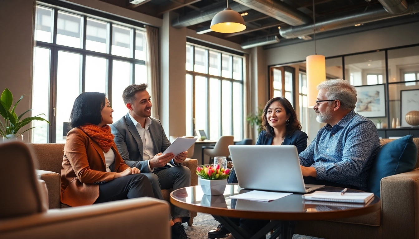Engaging discussion with an independent wealth management firm San Antonio in a professional office setting.