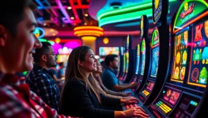 Menampilkan pemain yang aktif mencoba pakde4d slot di kasino digital dengan suasana menarik.