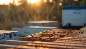 Ejemplo de aislamiento para colmenas en un entorno natural, asegurando la salud de las abejas.