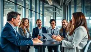 Corporate Photography Service in Milan showcasing a team meeting