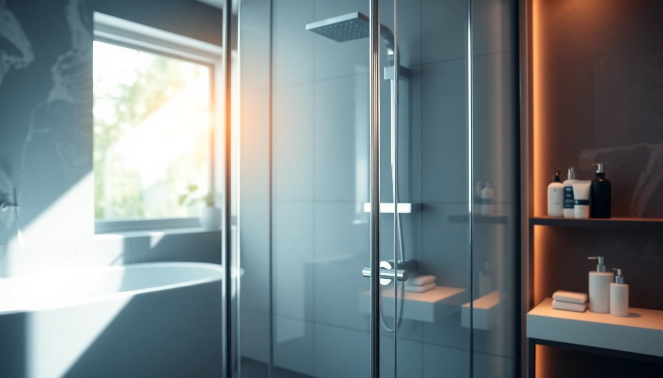 Alternativansicht der sonni Duschkabine mit eleganten Details und clevere Funktionen.