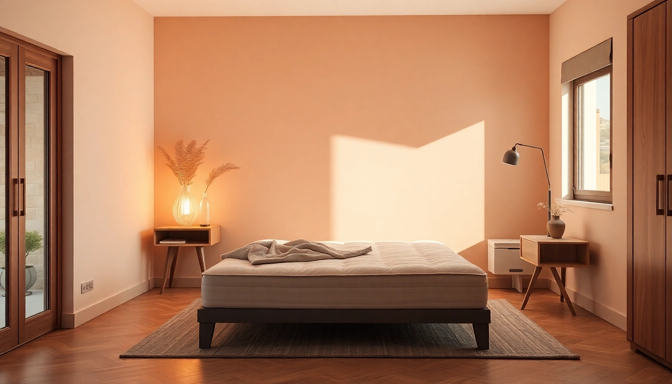 Materasso singolo di alta qualità in camera da letto elegante, ideale per chi cerca comfort e stile.