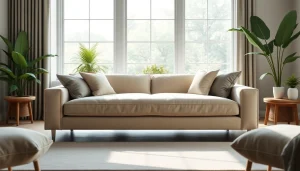 Modern sofa beds uk showcasing comfort in an inviting living room environment.