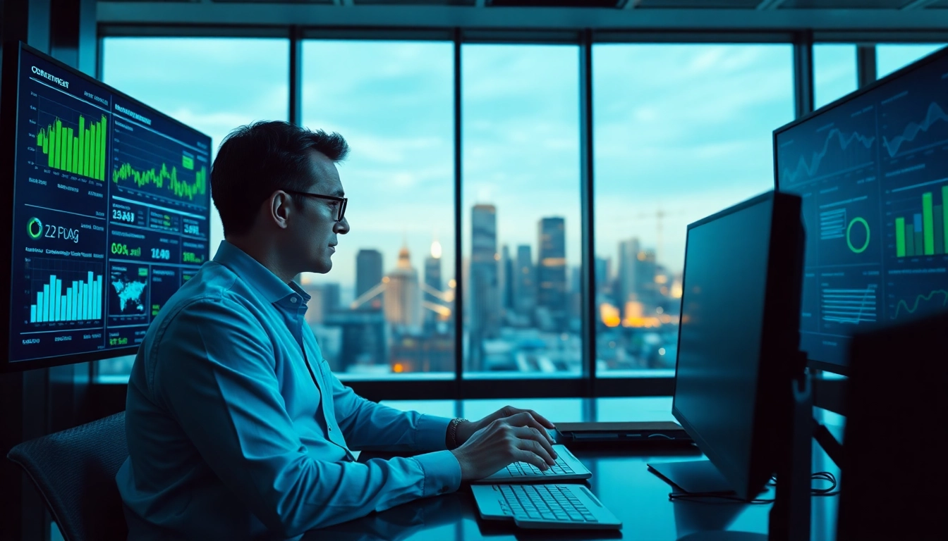 Analyze competitive intelligence data with a professional analyst using multiple screens.