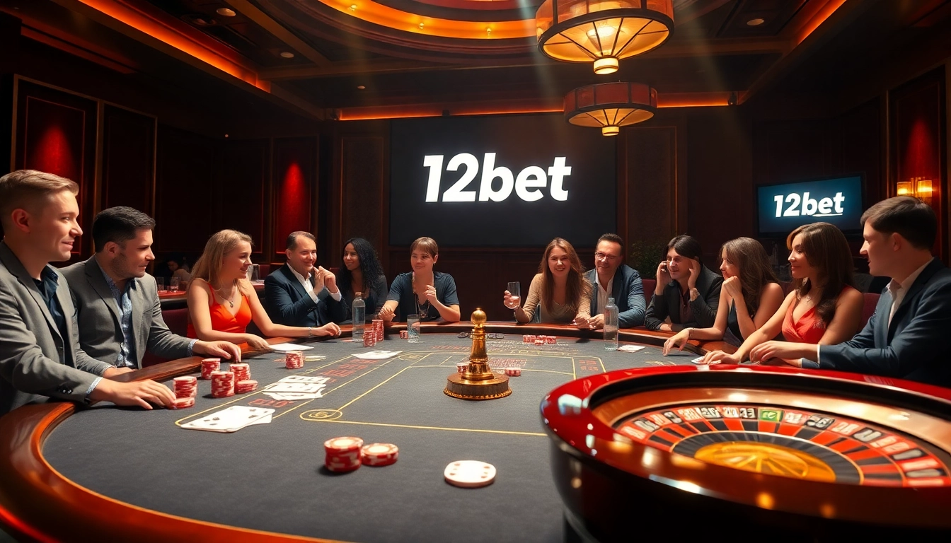 Experience thrilling moments at 12bet with vibrant casino games and dynamic players.