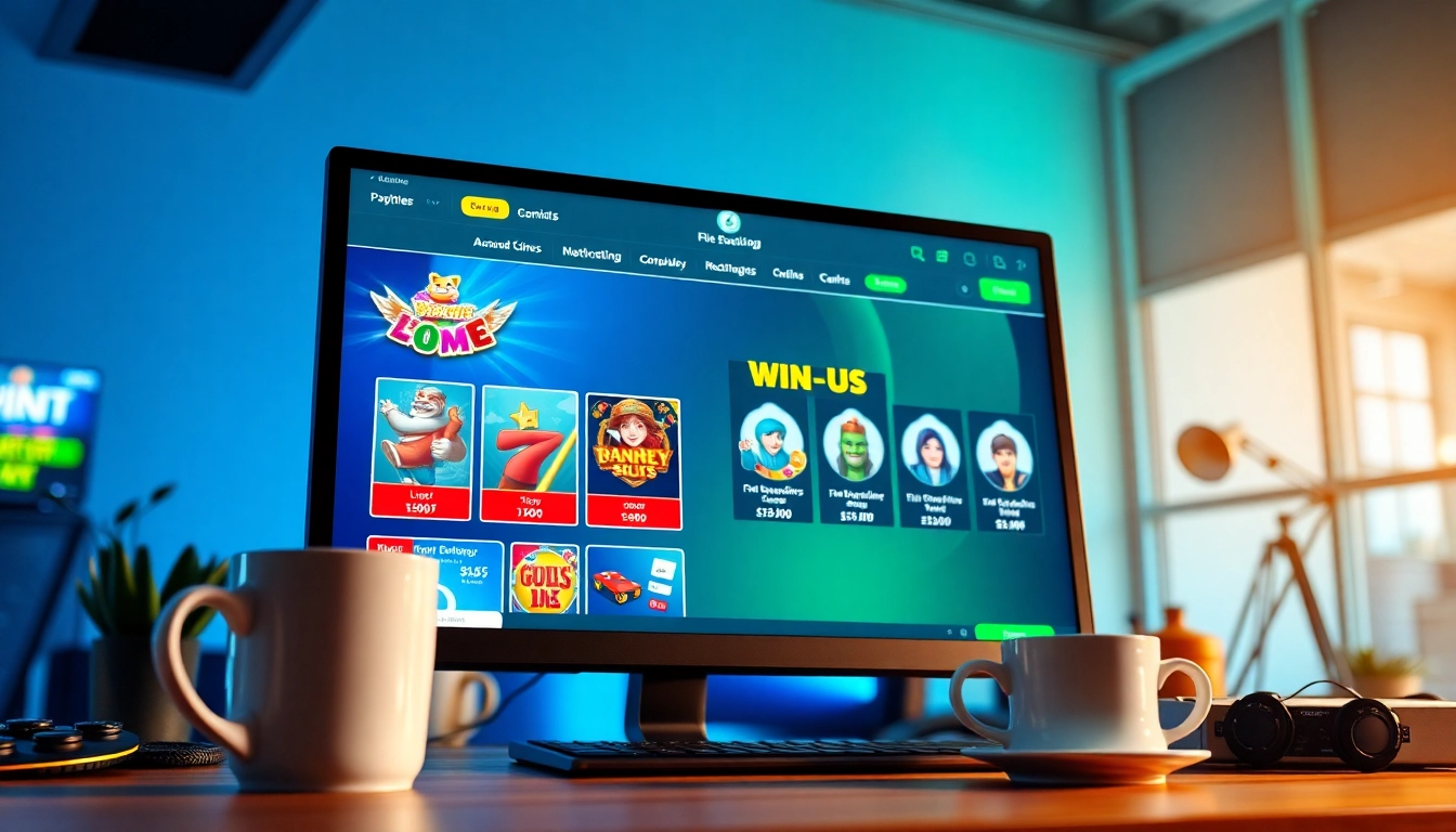 Menggambarkan antarmuka Istana777 Situs dengan slot games yang menarik.