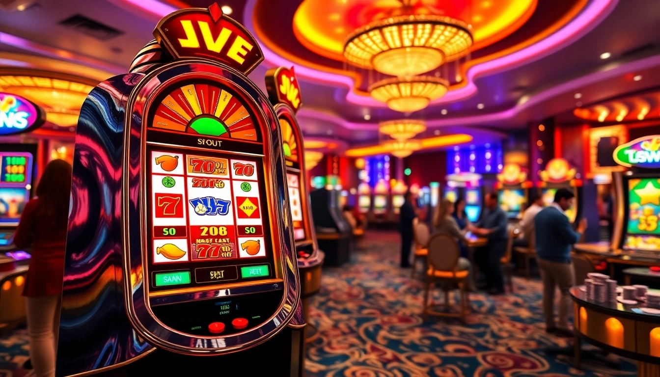 การเล่นเกม 918kiss slot ที่เครื่องสล็อตในคาสิโนสีสันสดใส