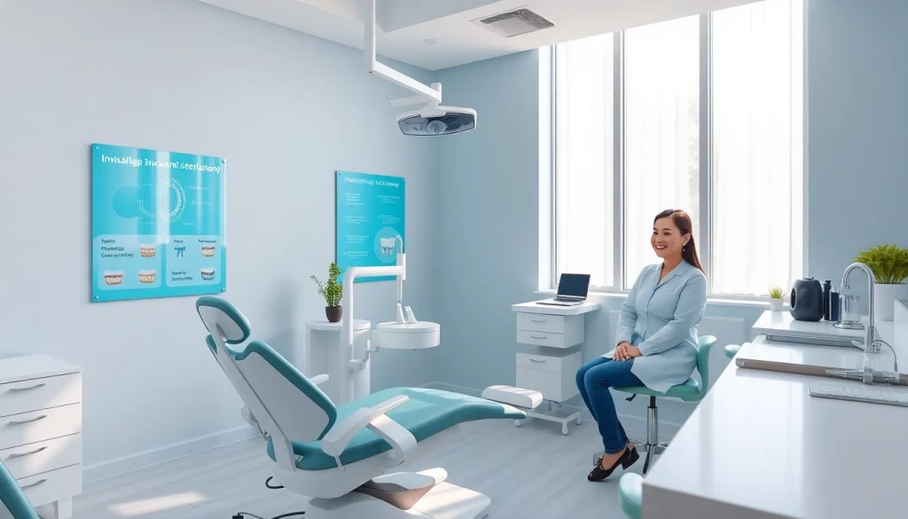 Affordable Invisalign treatment in Damansara showcased in a modern dental clinic with friendly staff.