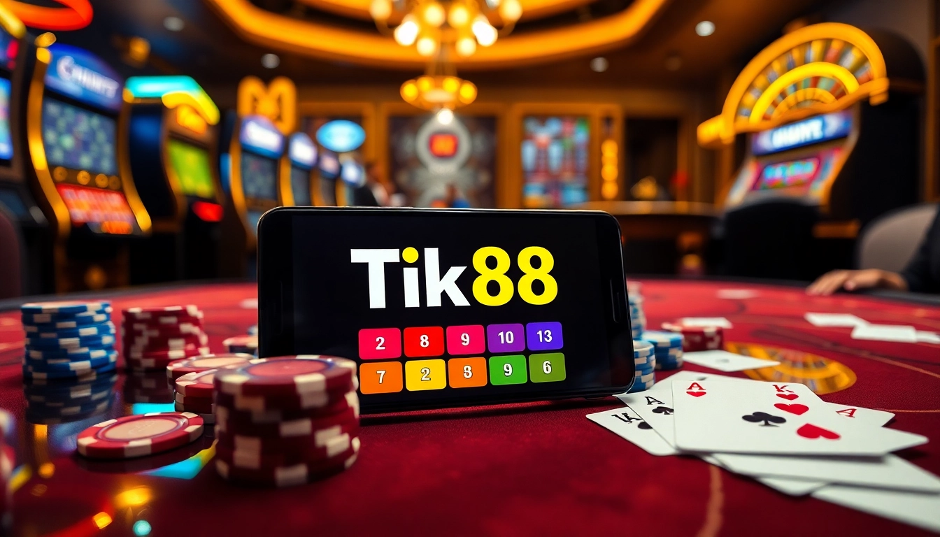 Trải nghiệm các trò chơi đầy kịch tính tại Tik88 với hành động casino sinh động và giao diện sống động.