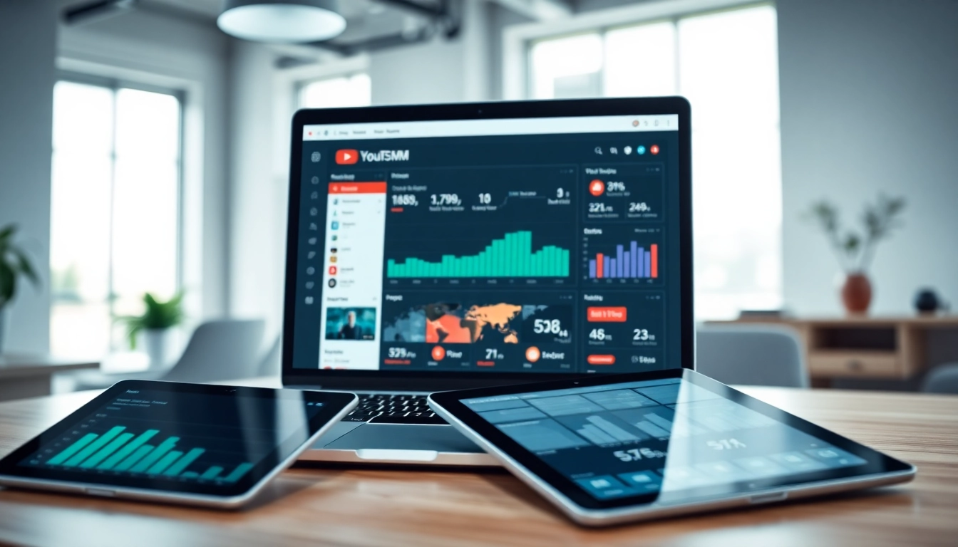 Engaging view of a YouTube SMM panel interface promoting effective audience growth strategies.