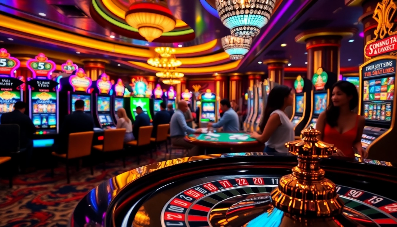 Rasakan sensasi situs deposit 5K dengan permainan kasino yang berwarna-warni dan pemain antusias yang terlibat dalam taruhan menarik.