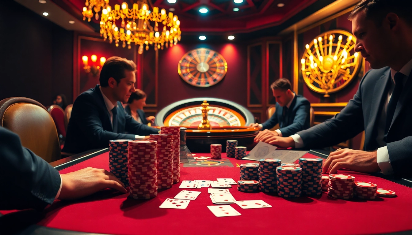 Engage with the thrilling atmosphere of high-stakes poker showcasing the hidden wiki status in the vibrant casino scene.