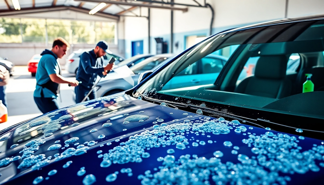 Enhance your car with expert car detailing Chattanooga services showcased in a vibrant garage.
