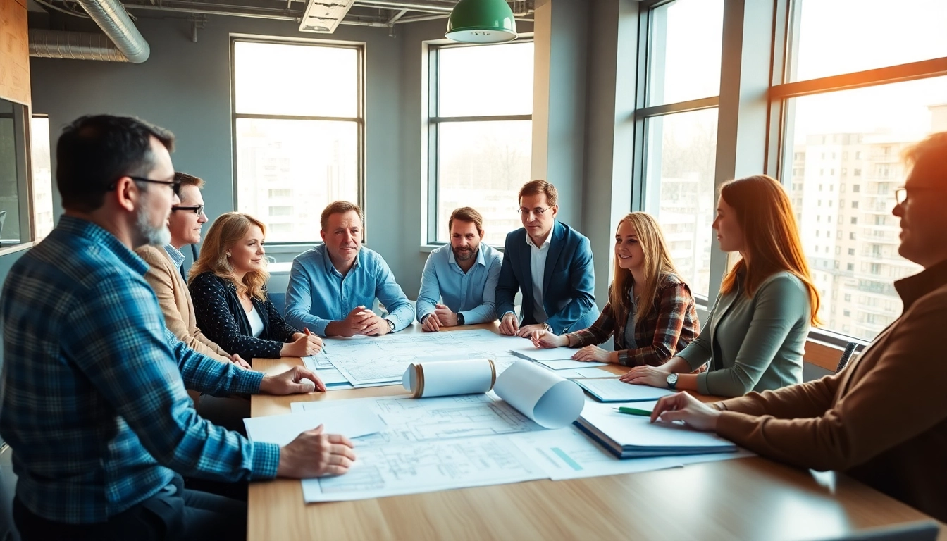 Engaged team discusses construction advocacy carolinas strategies in a modern meeting setting.