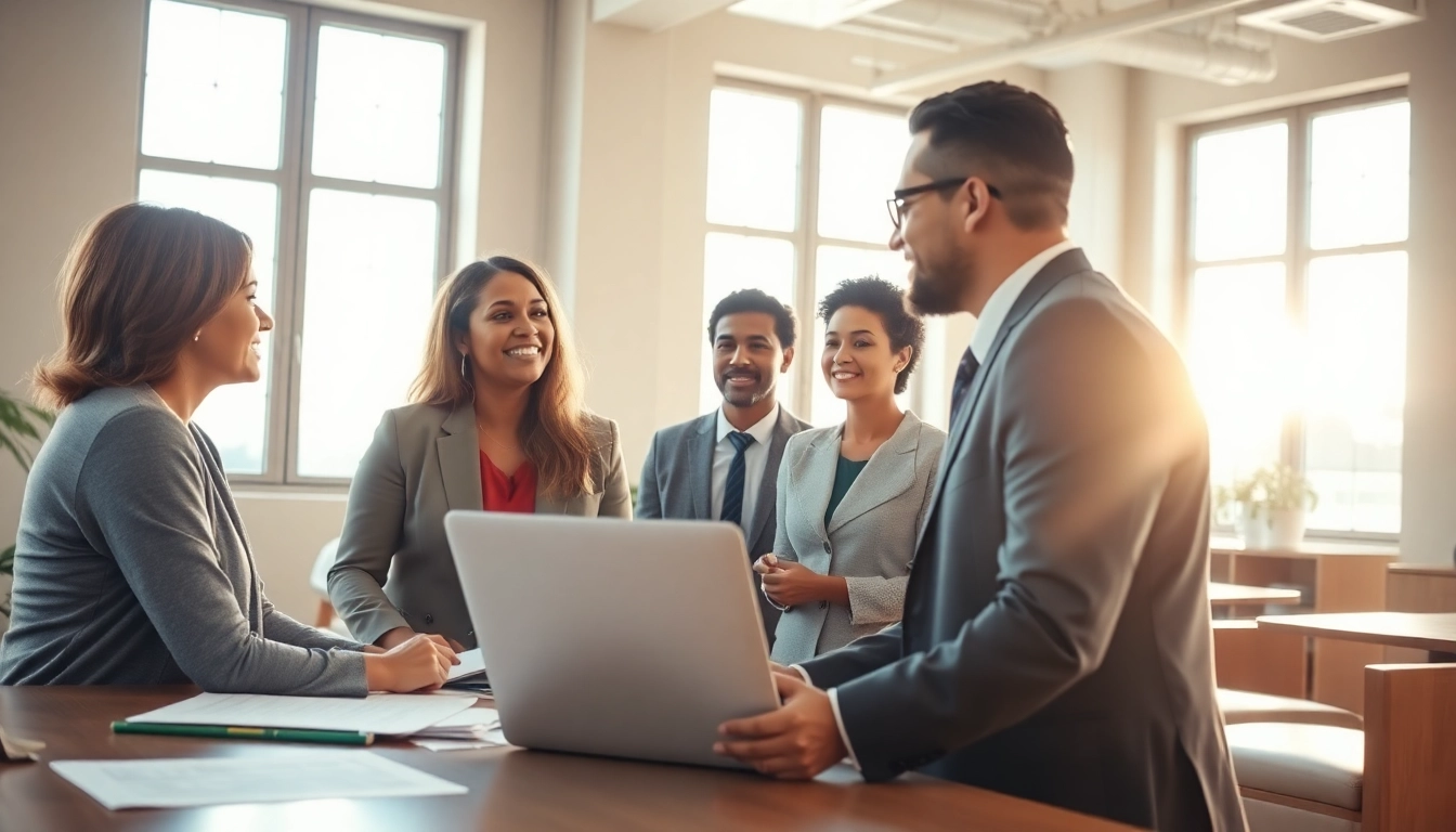 Jacksonville Immigration Lawyer advising clients in a welcoming office atmosphere, fostering trust and expertise.