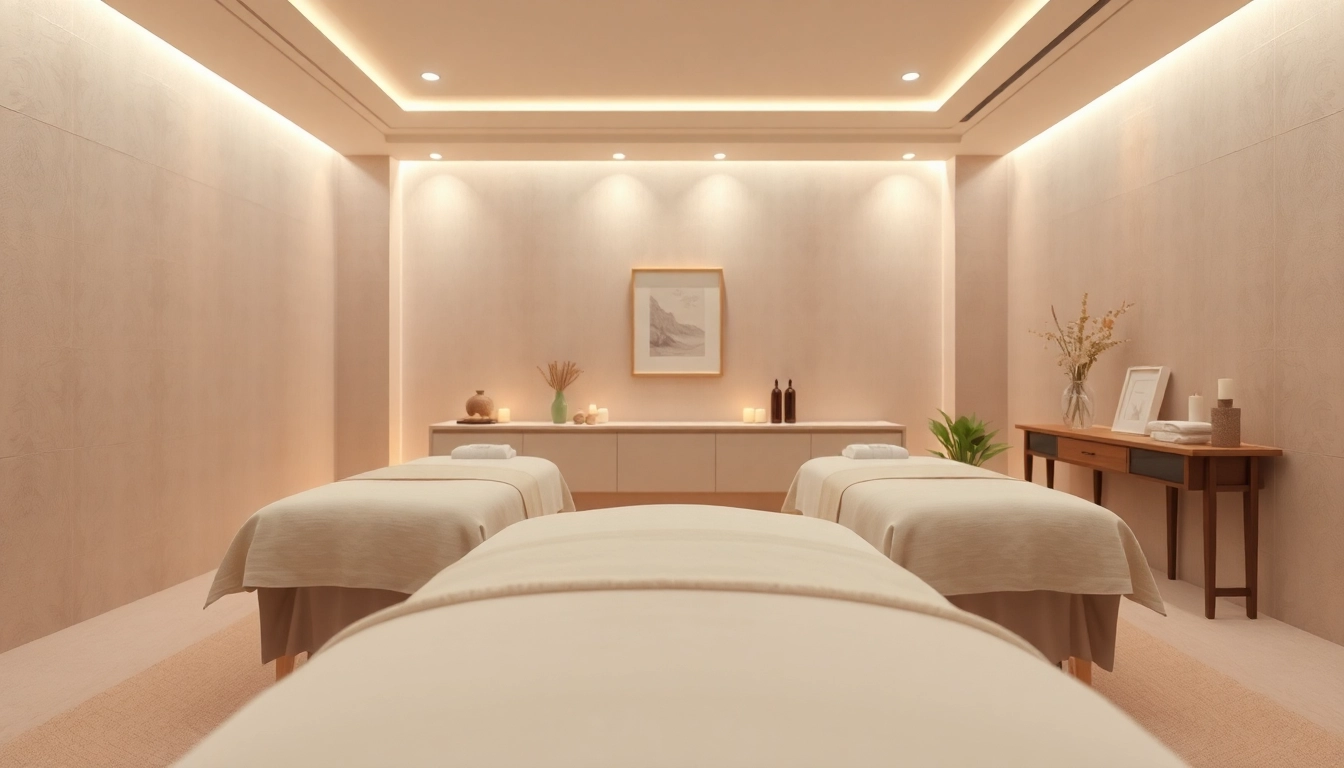 아늑한 스파 환경에서 앰비언트 조명과 편안한 장식으로 고급 청라마사지를 경험해보세요.